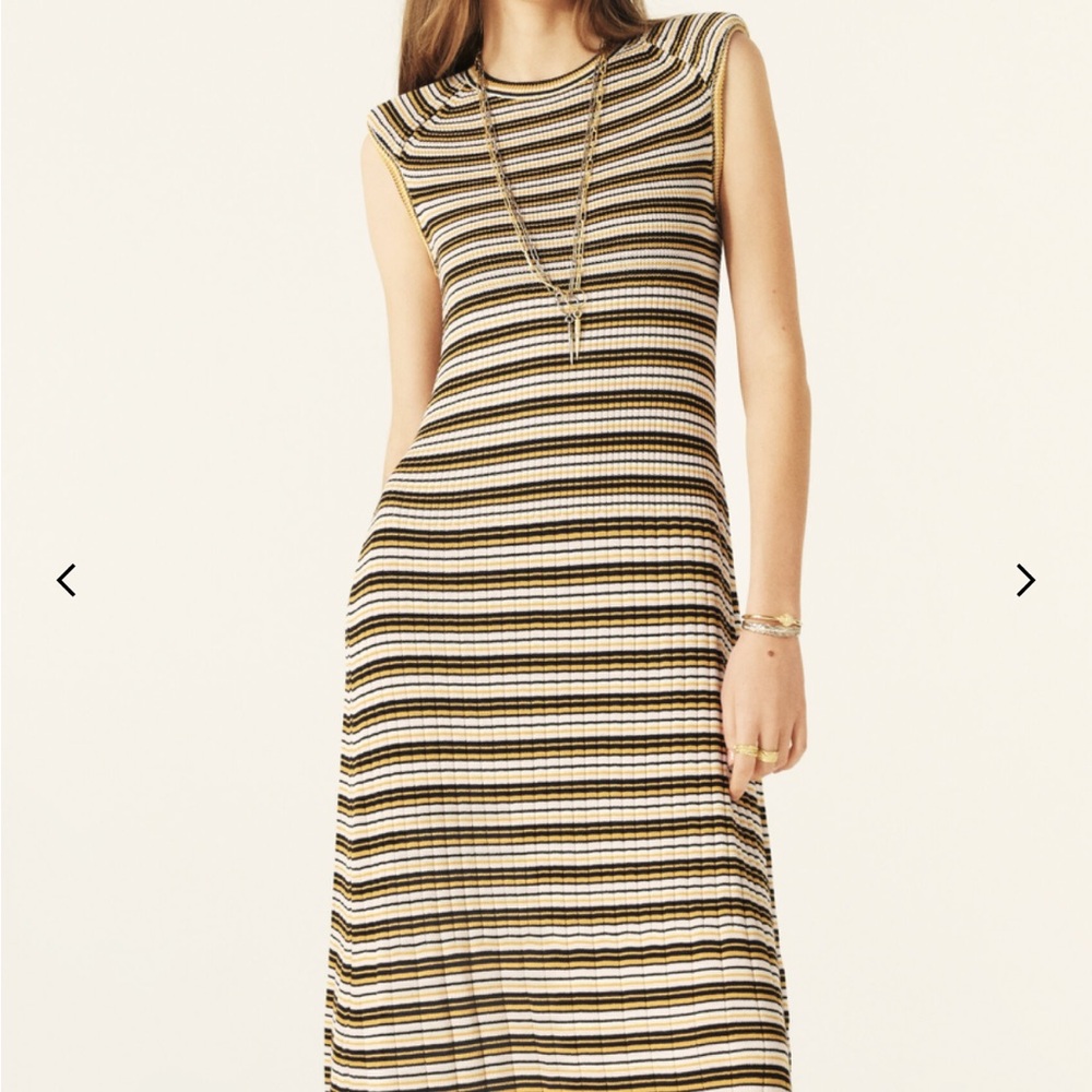 Striped Sleeveless Dress